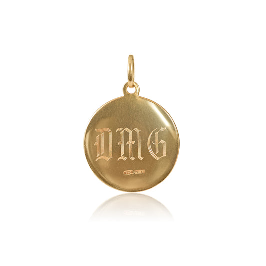 Vintage 18k Gold Italian Capricorn Zodiac Pendant