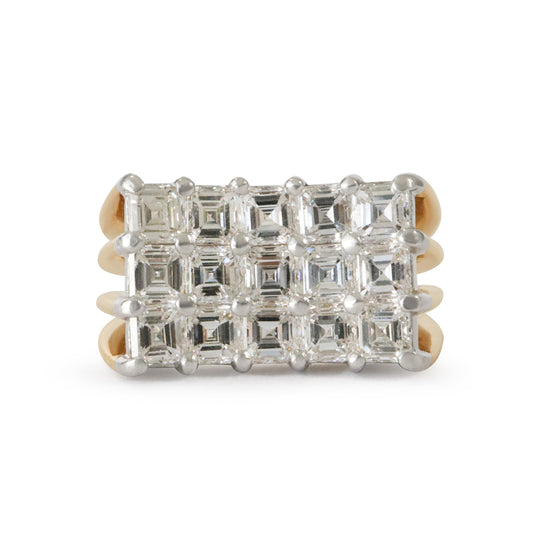 Vintage Oscar Heyman Brothers Asscher Cut Diamond Ring