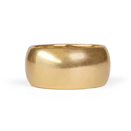 Vintage 18k Gold Heavy Band Ring